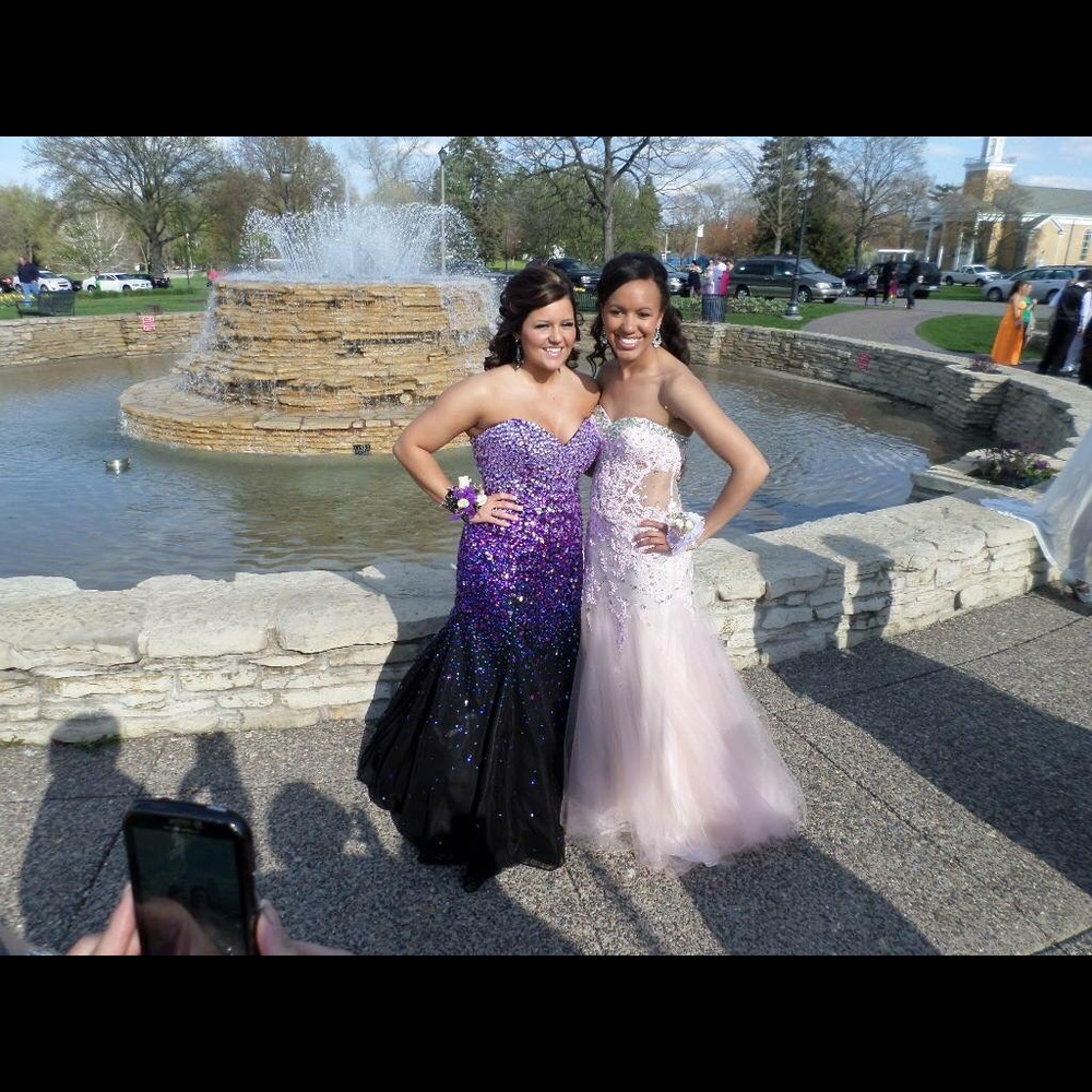 Purple/black prom dress!